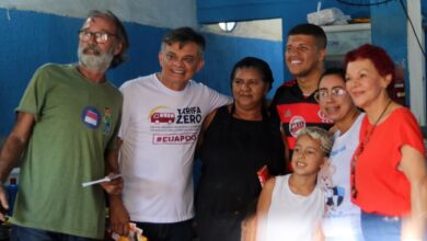 Photo of Ônibus de graça na pauta de caminhada do candidato Dimas Gadelha